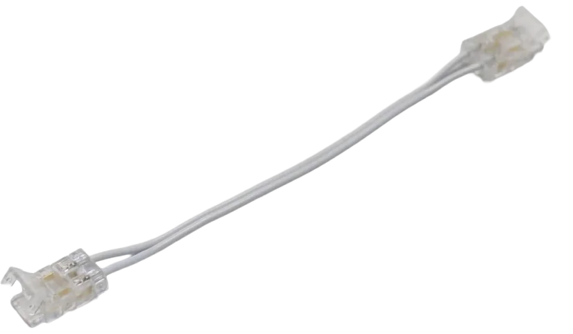 Kabel 10cm COB-COB se 2 rychlospojkami pro LED pásky 8mm