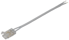 Kabel 10cm COB-X s rychlospojkou pro LED pásek 8mm a odizolovanými vodiči
