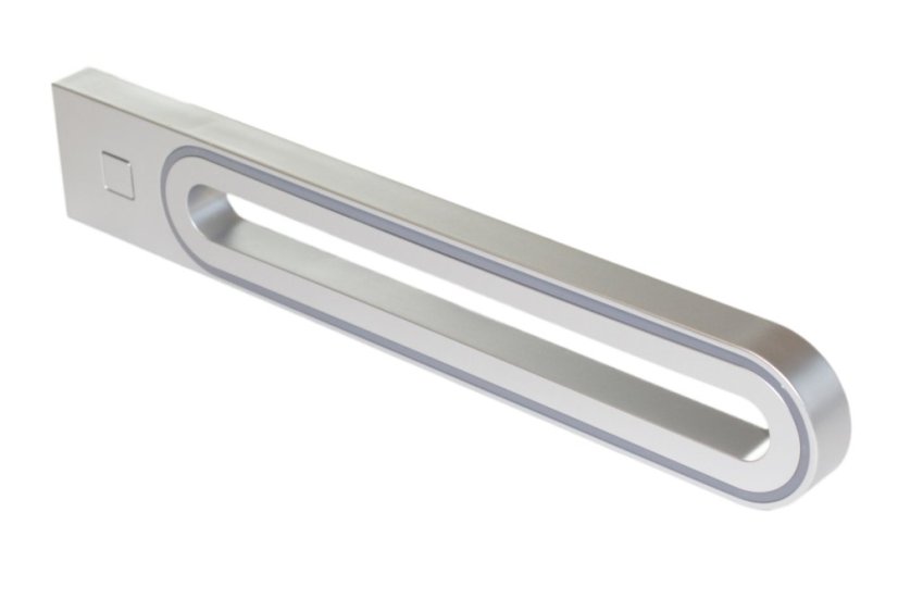 GABI R USB A-A - aluminium - neutrální bílá