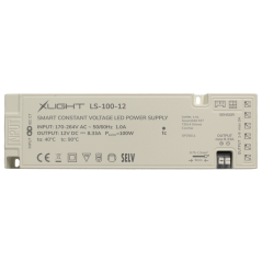 XLIGHT LED napáječ 100W 12V (LS-100-12) se senzorovým vstupem a mini led konektory
