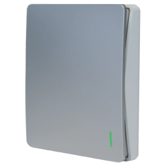 Vypínač FENIX-TWIN-1 stříbrný/bílý