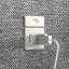 USB A-C DOUBLE nabíječka s vypínačem - bílá