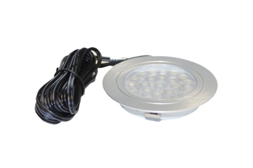ROUND - aluminium - studená bílá