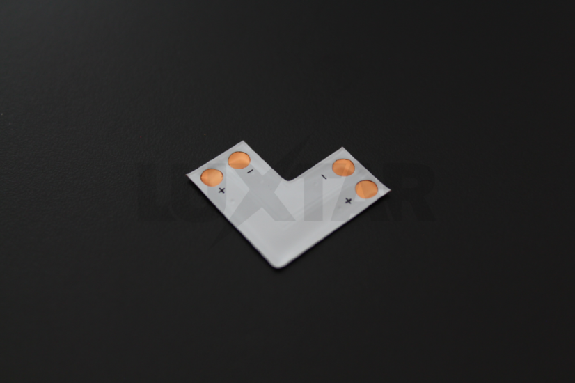 Spojka plochá led pásků 10mm tvar L