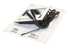 Hodiny V2 za zrcadlo s dotykovým vypínačem - studená bílá