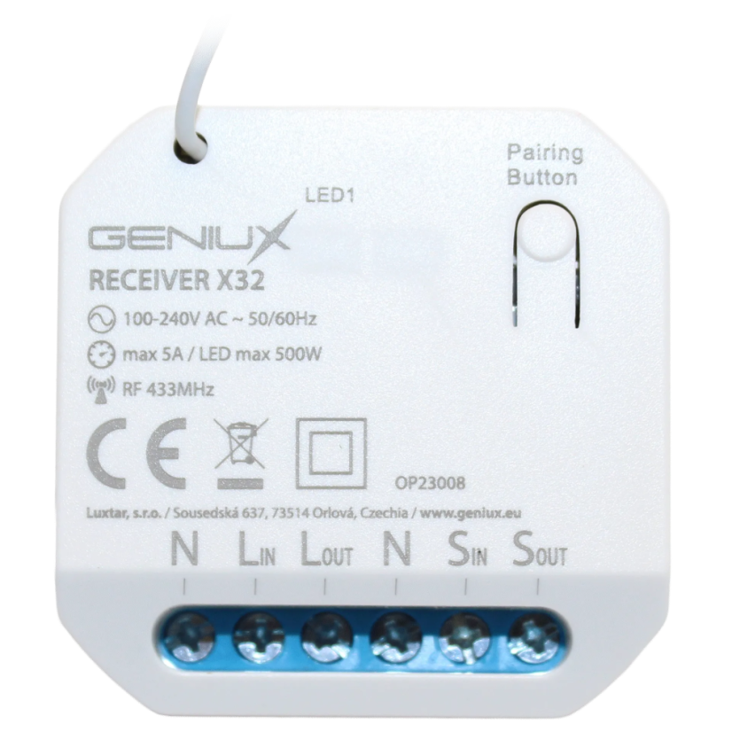 Set FENIX-TWIN-1 stříbrný/bílý + přijímač X32 + přijímač X32