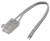 Kabel 10cm COB-X s rychlospojkou pro LED pásek 8mm a odizolovanými vodiči