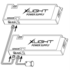XLIGHT propojovací kabel pro 2 led napáječe