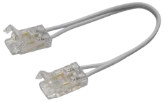 Kabel 10cm COB-COB se 2 rychlospojkami pro LED pásky 8mm