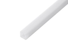 10x10 - Plastový profil mléčný 2m
