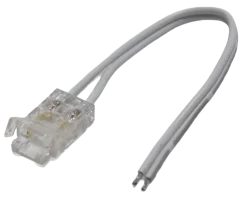Kabel 10cm COB-X s rychlospojkou pro LED pásek 8mm a odizolovanými vodiči