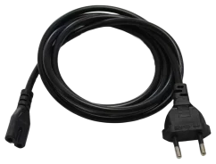 Kabel C7 s vidlicí 1,5m černý pro LED napáječ XLIGHT