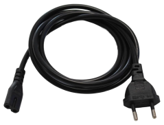 Kabel C7 s vidlicí 1,5m černý pro LED napáječ XLIGHT