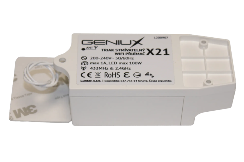 Set FENIX-TWIN-1 bílý + přijímač X21 + přijímač X21