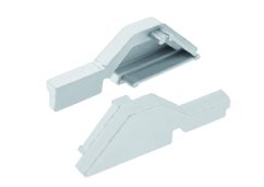 LM - Plasová záslepka profilu - pár P+L - aluminium