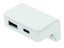 USB A-C nabíječka T - rohová - bílá
