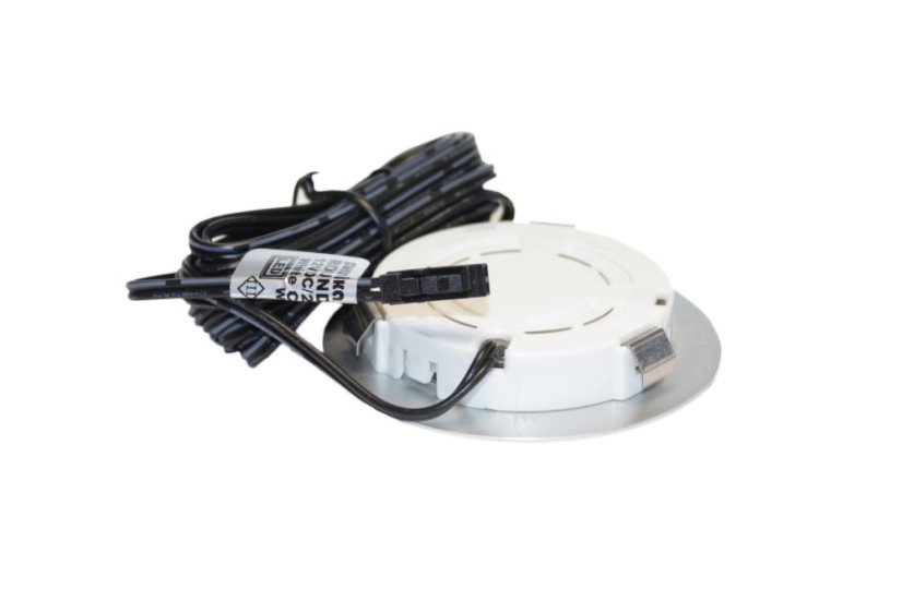 ROUND - aluminium - teplá bílá