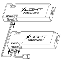 XLIGHT propojovací kabel pro 2 led napáječe