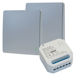 Sestava 2x FENIX-1 stříbrný/bílý + X30