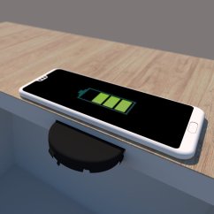 Bezdrátová nabíječka mobilních telefonů - 60mm - pod desku