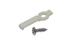 Příchytka led pásku šroubovací s 1 vrutem plastová