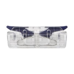 Páčková průchozí svorkovnice na 2 vodiče