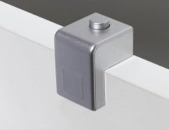 Vypínač BED-M - rohový stiskací - aluminium