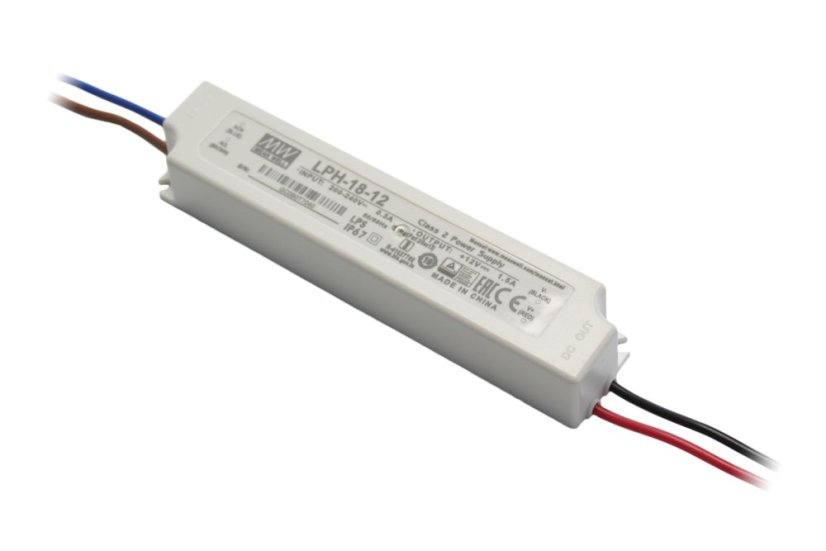 MEANWELL LED napáječ 18W 24V (LPH-18-24)