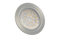 ROUND - inox - studená bílá