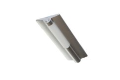 NIKKA - aluminium - neutrální bílá - se stiskacím vypínačem