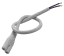 Kabel C7 bez vidlice 0,3m bílý pro LED napáječ XLIGHT