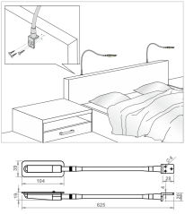 ETA S - černá - studená bílá