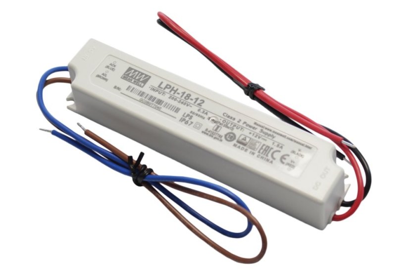 MEANWELL LED napáječ 18W 24V (LPH-18-24)