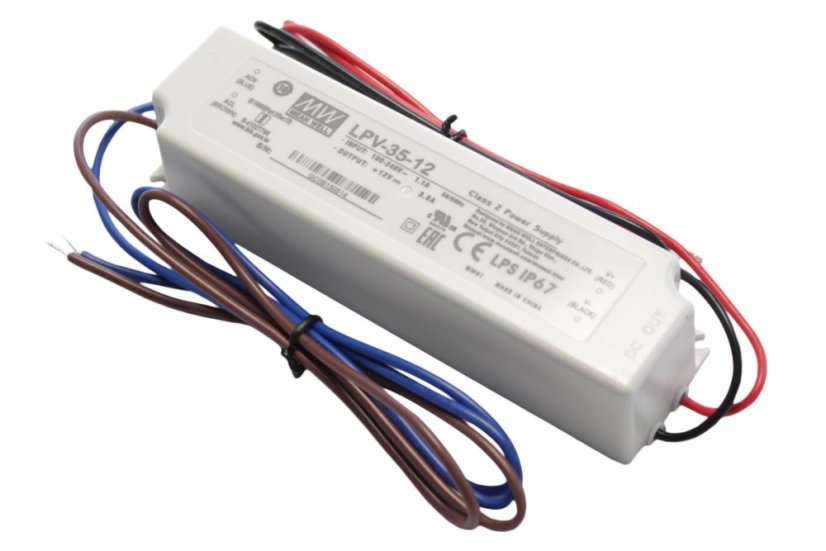 MEANWELL LED napáječ 35W 24V (LPV-35-24)