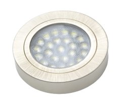 ROUND DISTANS - inox - studená bílá