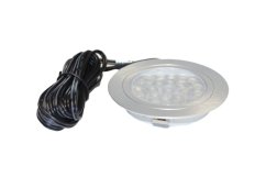 ROUND - aluminium - studená bílá