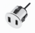 USB A-C nabíječka kulatá - aluminium