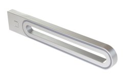 GABI R USB A-A - aluminium - neutrální bílá