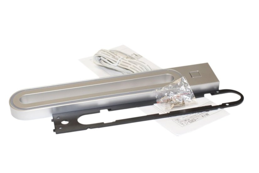 GABI R USB A-A - aluminium - neutrální bílá