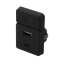 USB A-C DOUBLE nabíječka s vypínačem - černá