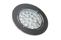 ROUND DISTANS - chrom - teplá bílá