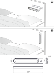 GABI R USB-A - bílá - neutrální bílá