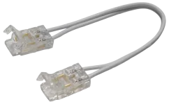 Kabel 10cm COB-COB se 2 rychlospojkami pro LED pásky 8mm