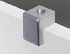 Vypínač BED-M - rohový stiskací - aluminium