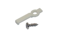 Příchytka led pásku šroubovací s 1 vrutem plastová