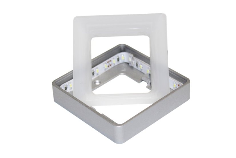 QUAD - aluminium - neutrální bílá