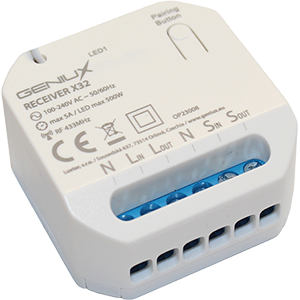 Přijímače - Výška - 31 mm