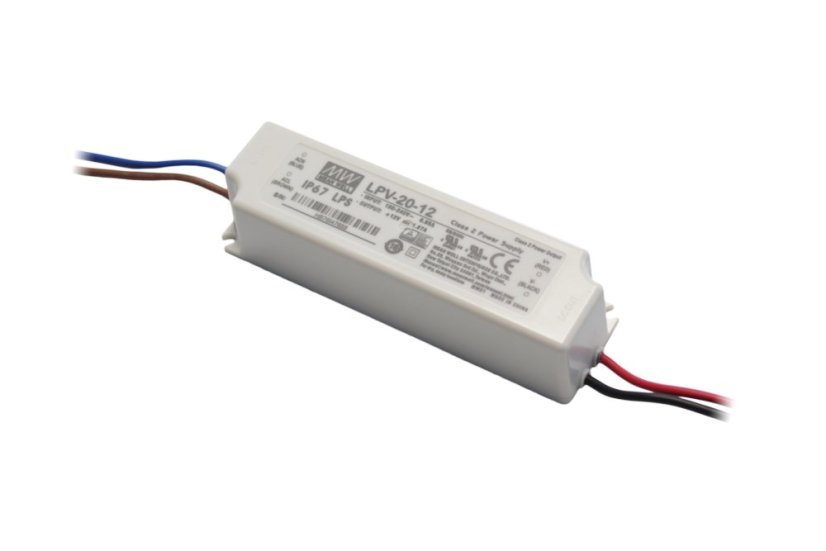 MEANWELL LED napáječ 20W 12V (LPV-20-12)