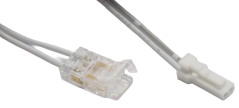 Kabel COB-K 2m s rychlospojkou pro LED pásek 8mm a mini LED konektorem