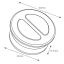 Vypínač FURNEO-2 černý